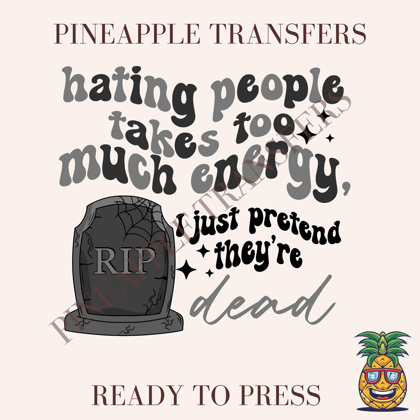 Hating people takes too much energy