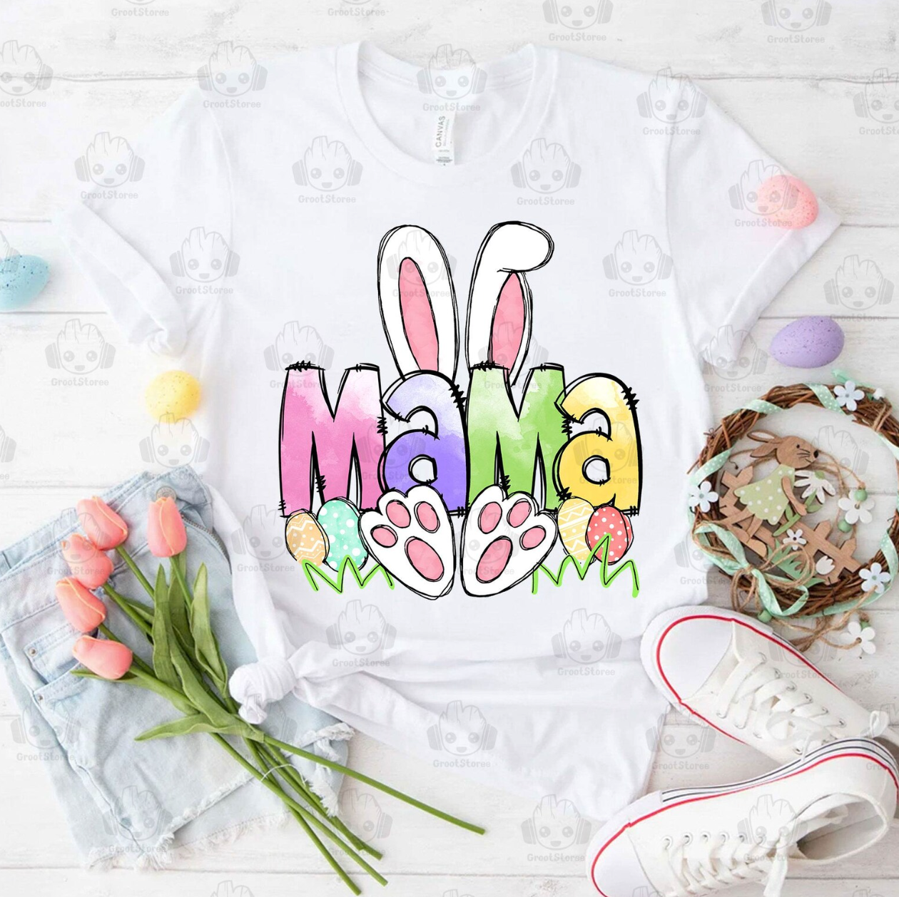 Mama Easter bunny