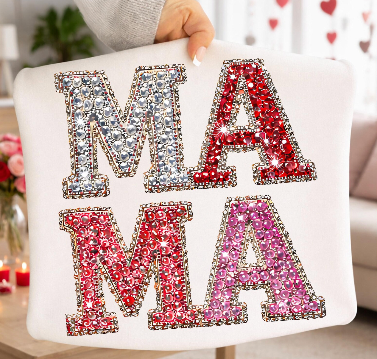 Rhinestone (fake) Mama