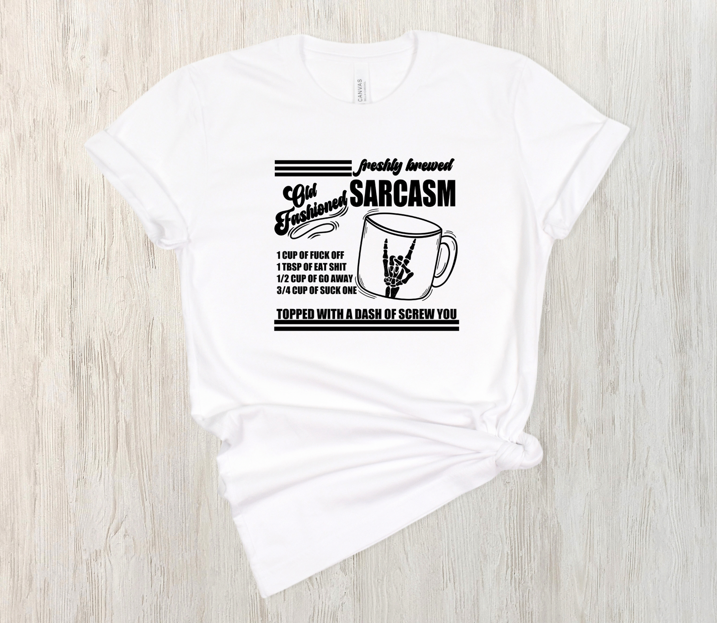 Freshly brewed sarcasm