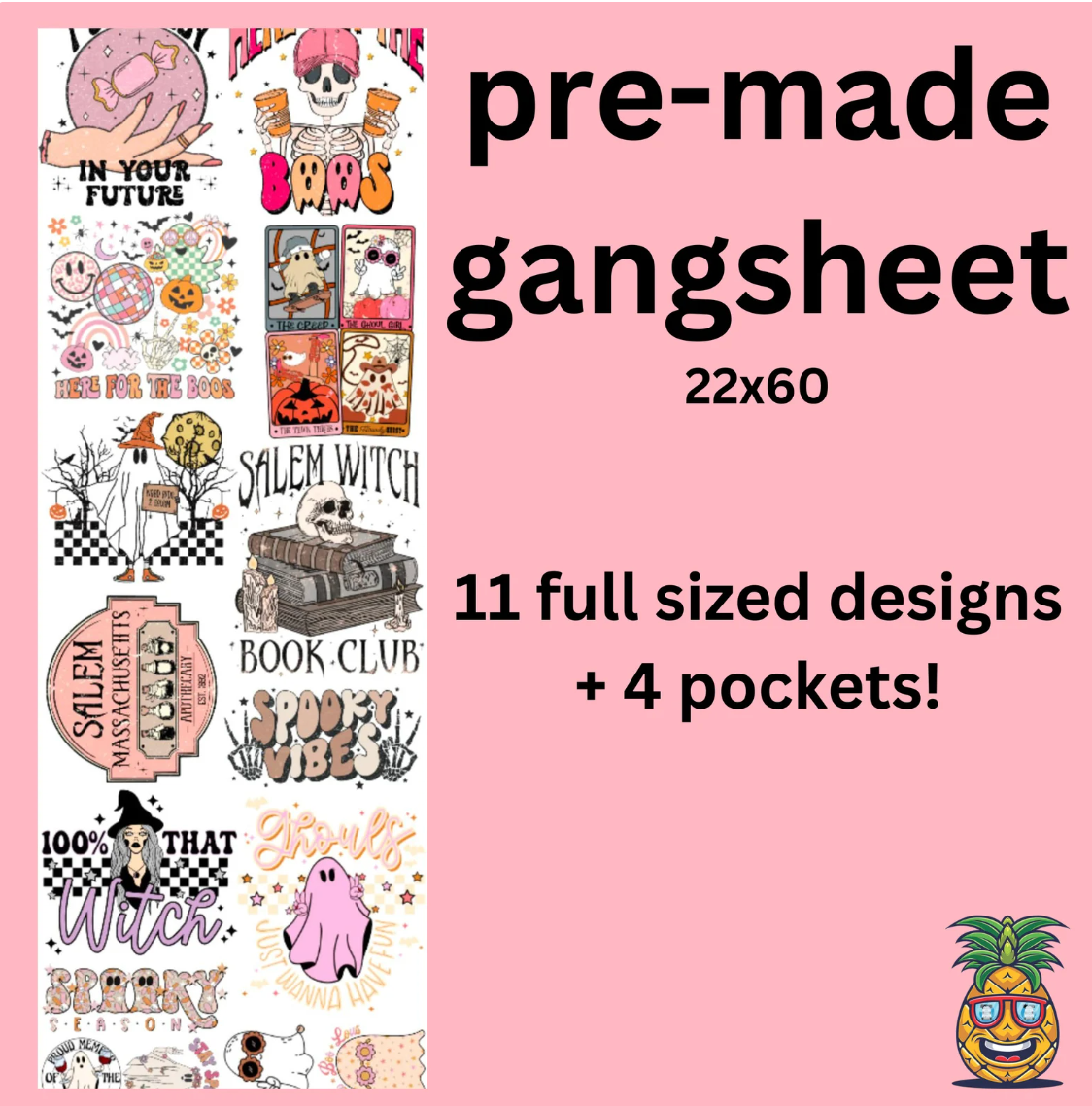 Halloween Adult Gang sheet
