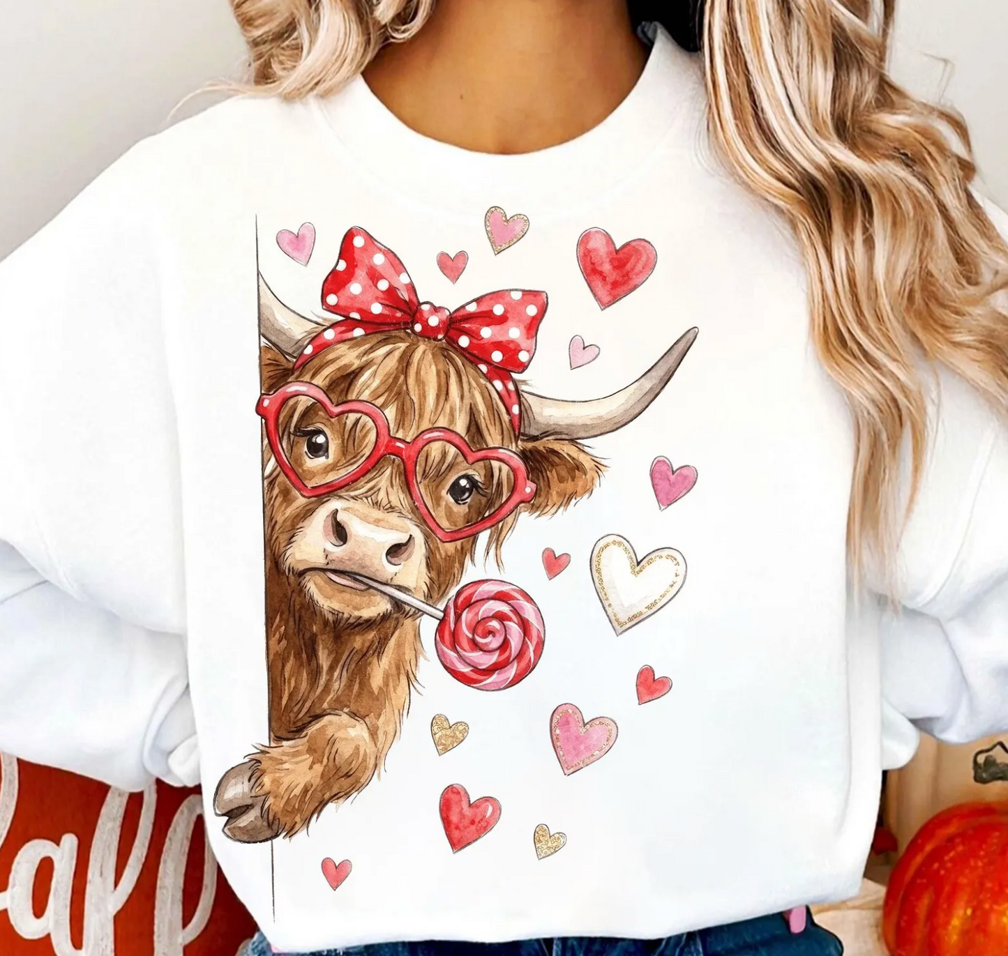 Highland cow Valentine