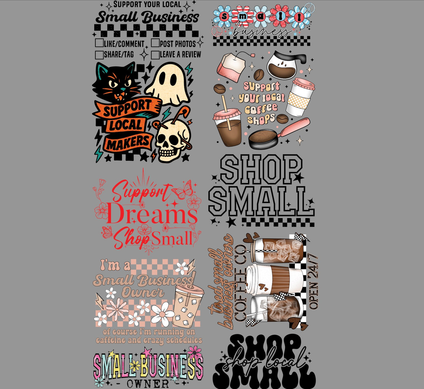 Support local - premade sale