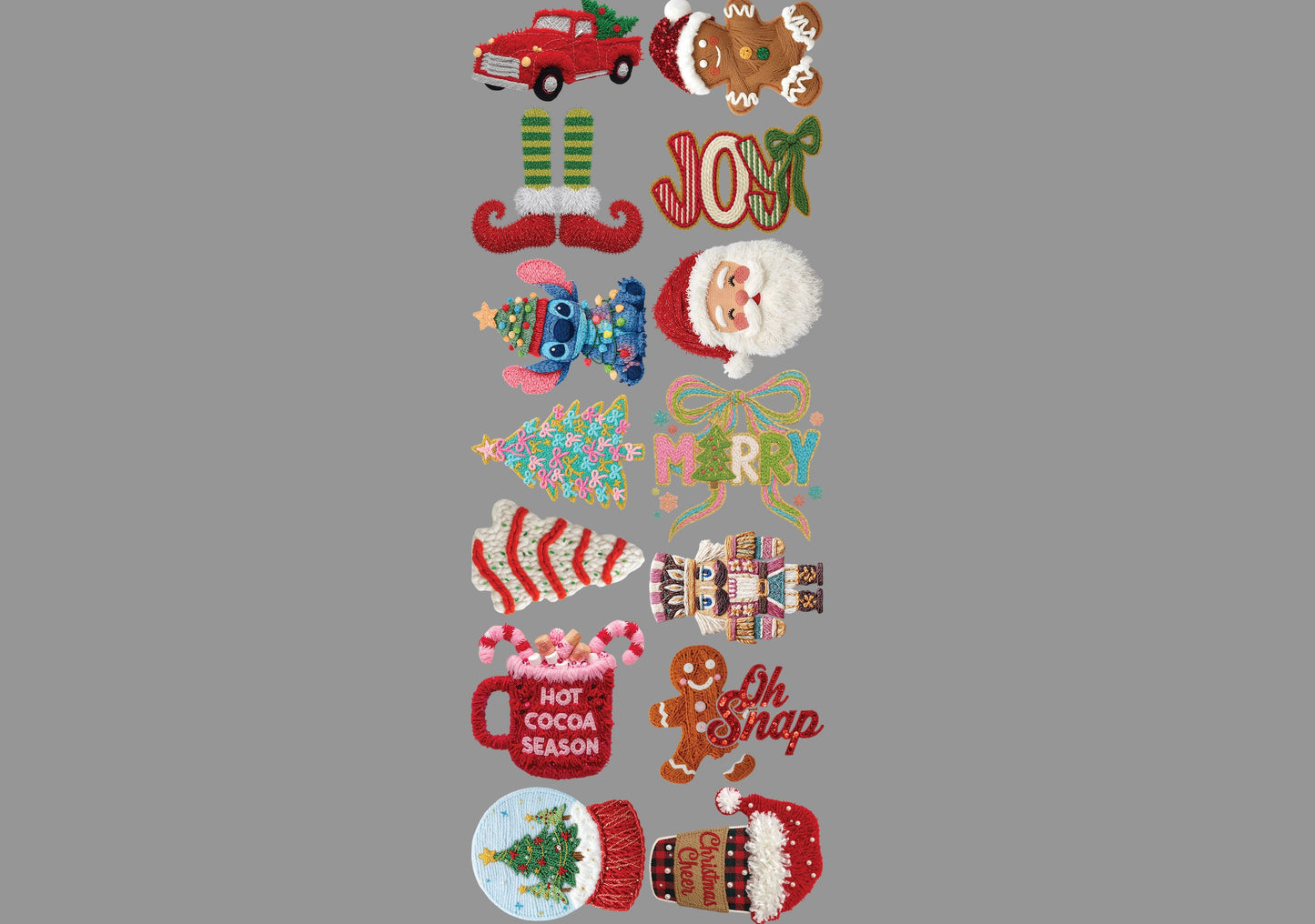 GLITTER - Christmas faux yarn - premade sale