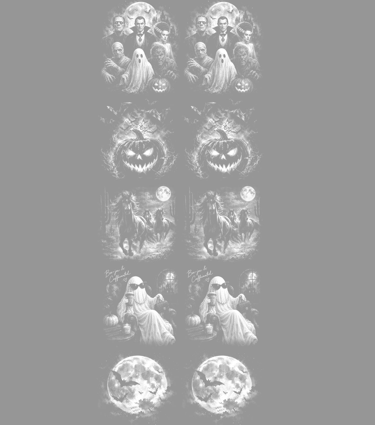 Halftone Halloween (2) - premade sale