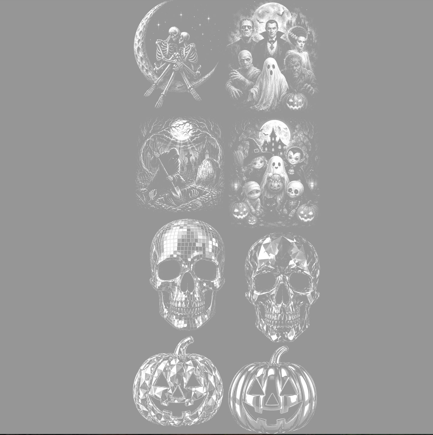 Halftone Halloween (5) - premade sale