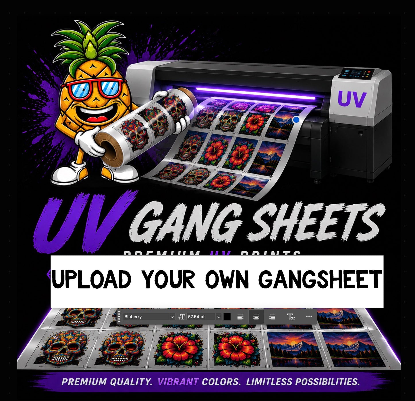 UV DTF - Upload your own gangsheet