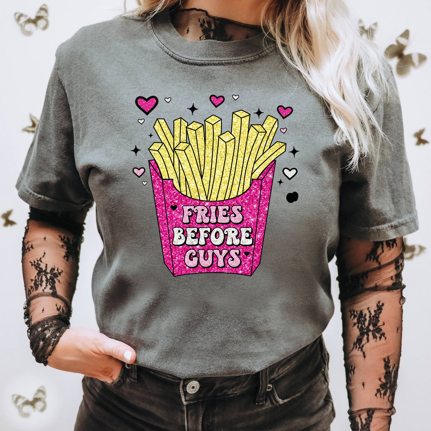 Fries before guys