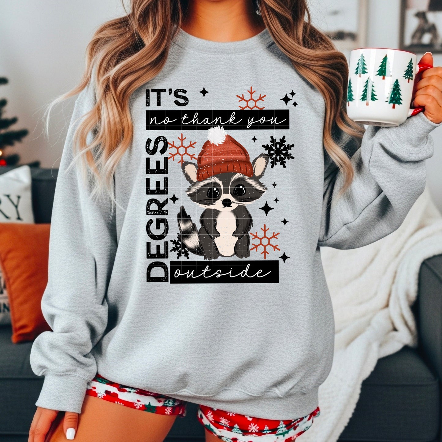 It's no thank you degrees outside