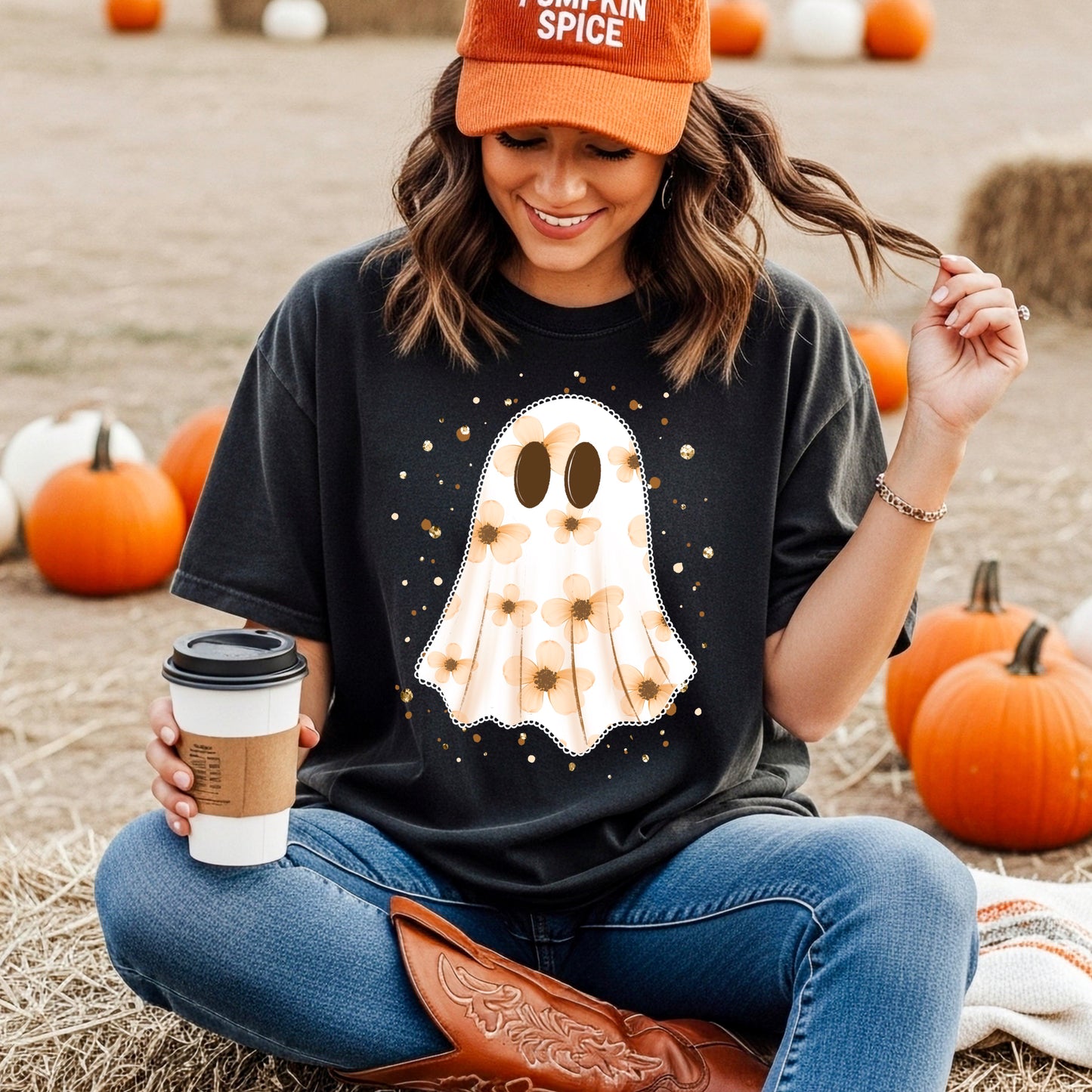 Spooky cute ghost