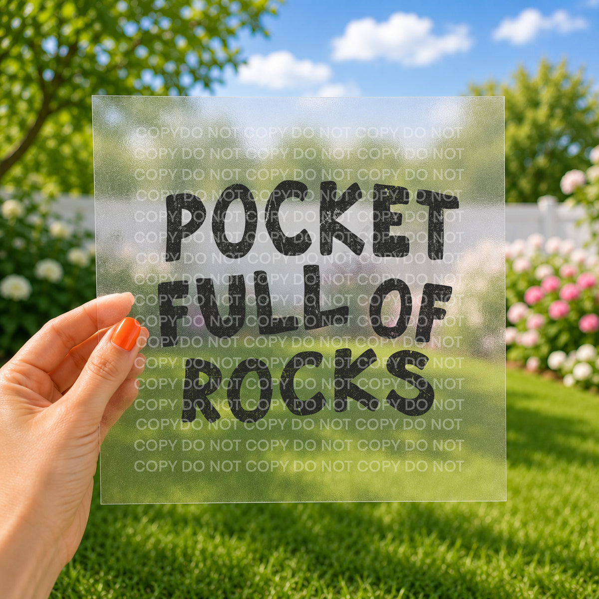 Pocket full of rocks