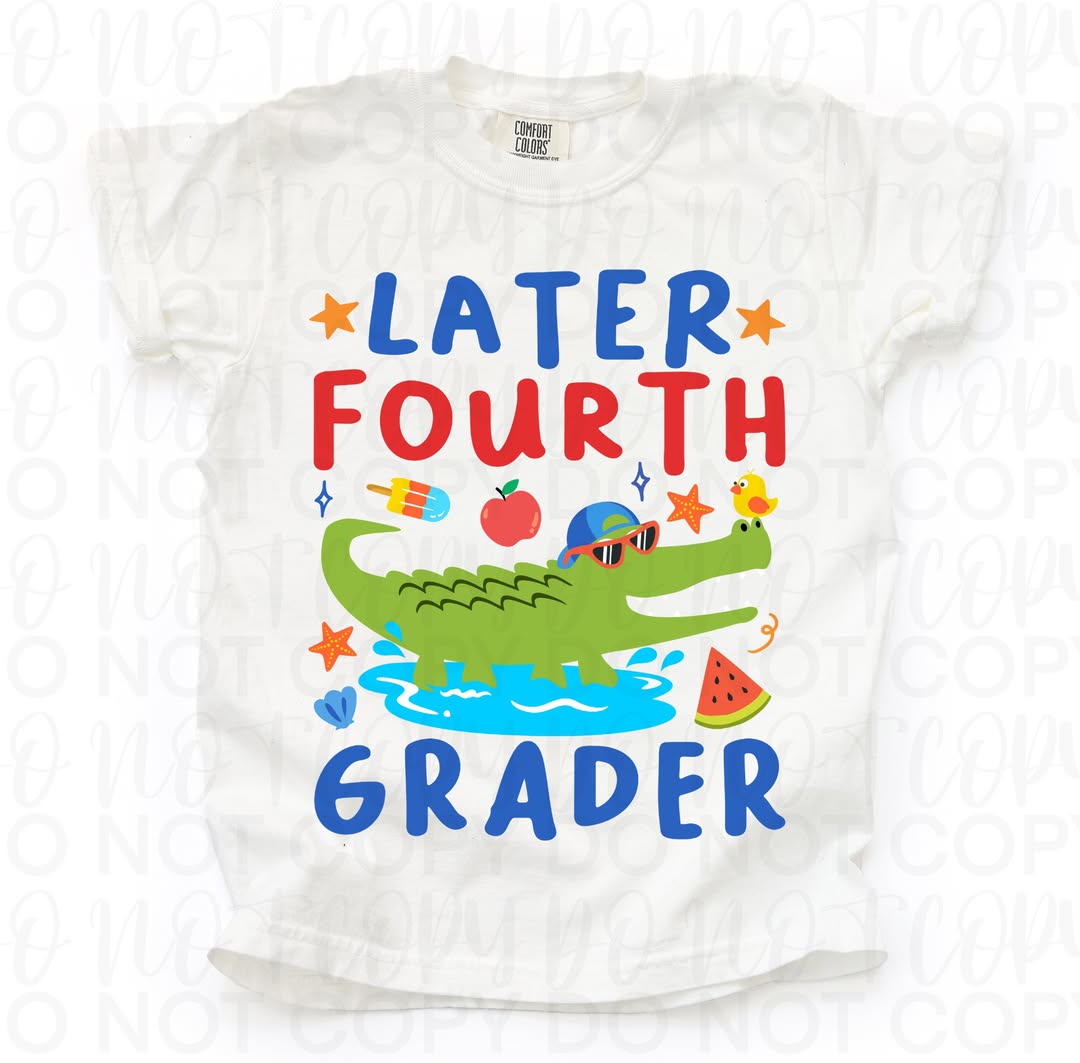 Later fourth grader (red) (9.5")