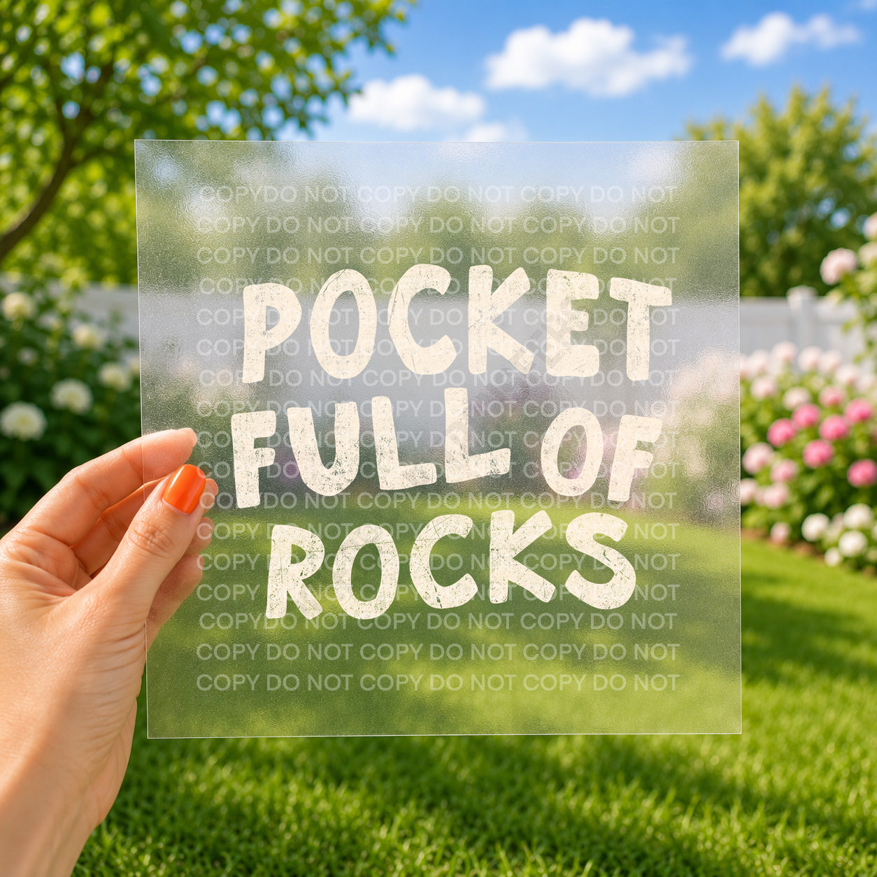 Pocket full of rocks