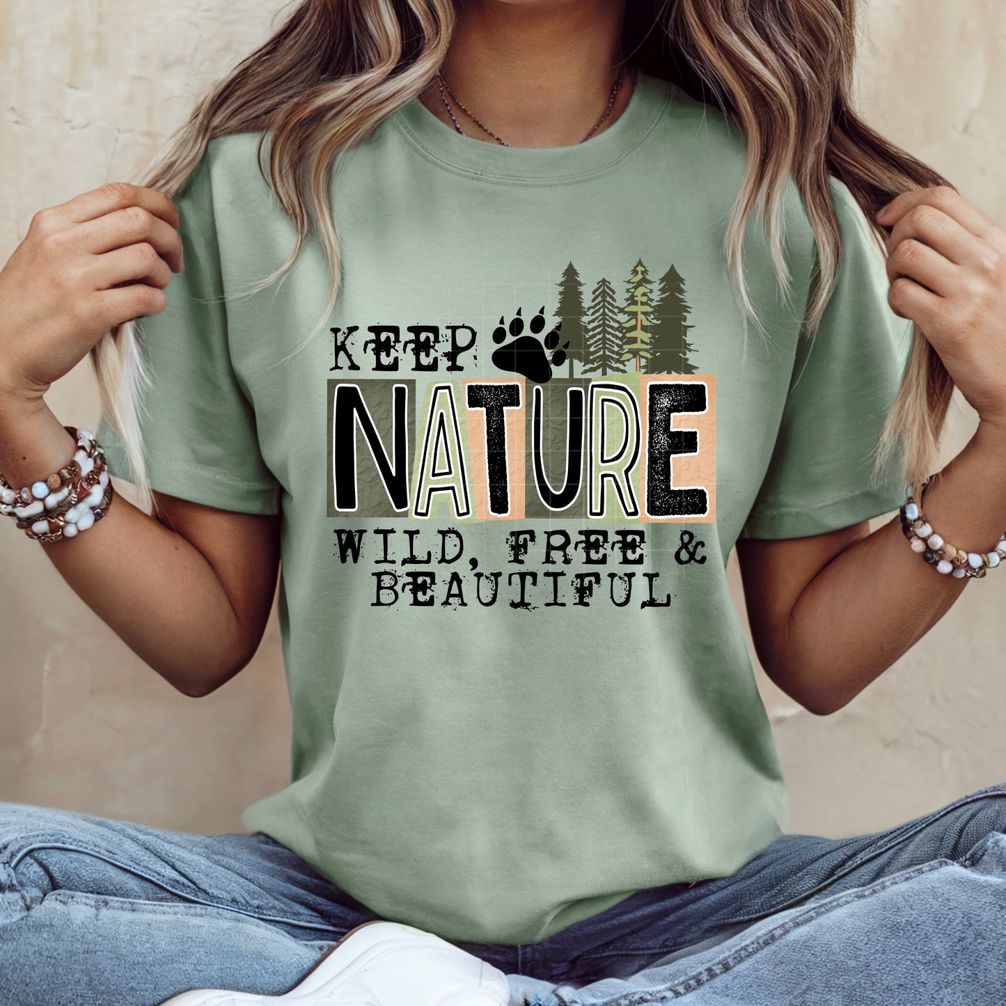 Keep nature free wild and beautiful