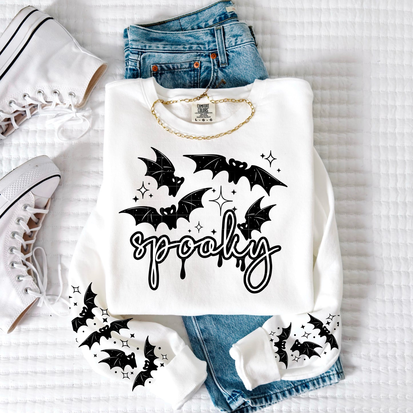 Spooky bats (black)