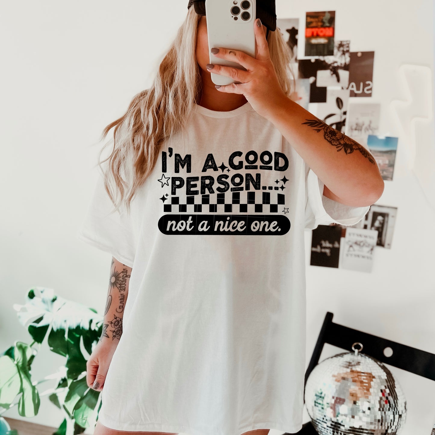 I'm a good person not a nice one