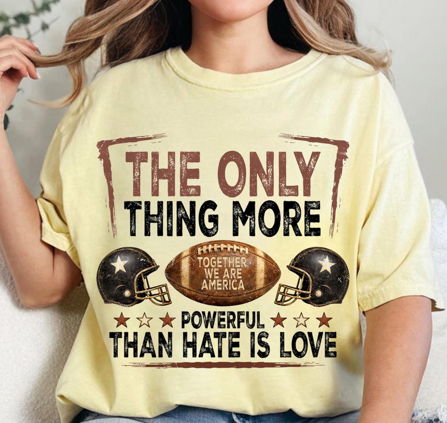 The only thing more powerful than hate is love