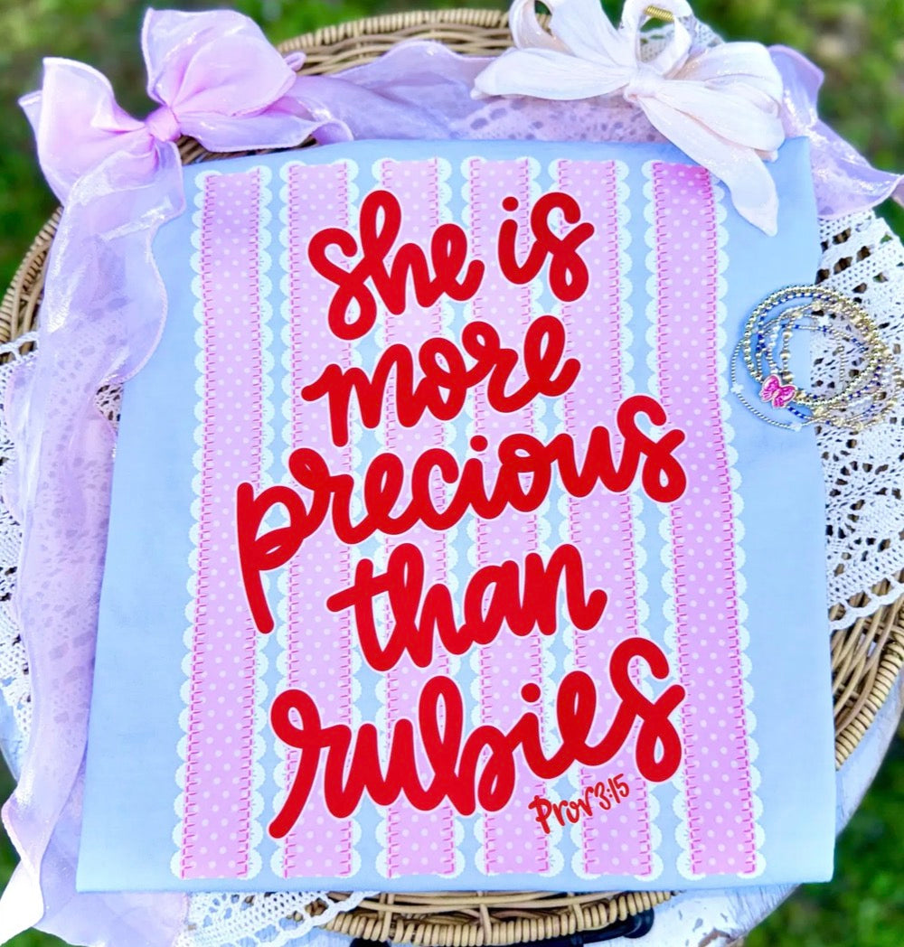 She is more previous than rubies