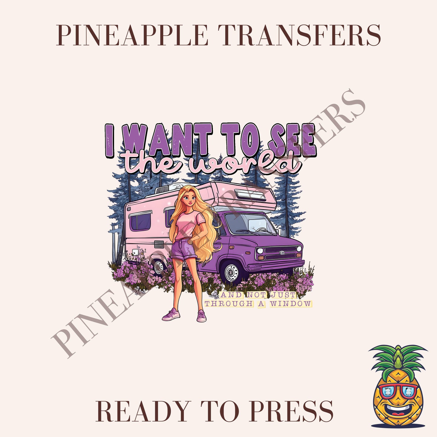 I want to see the world and not just through a window