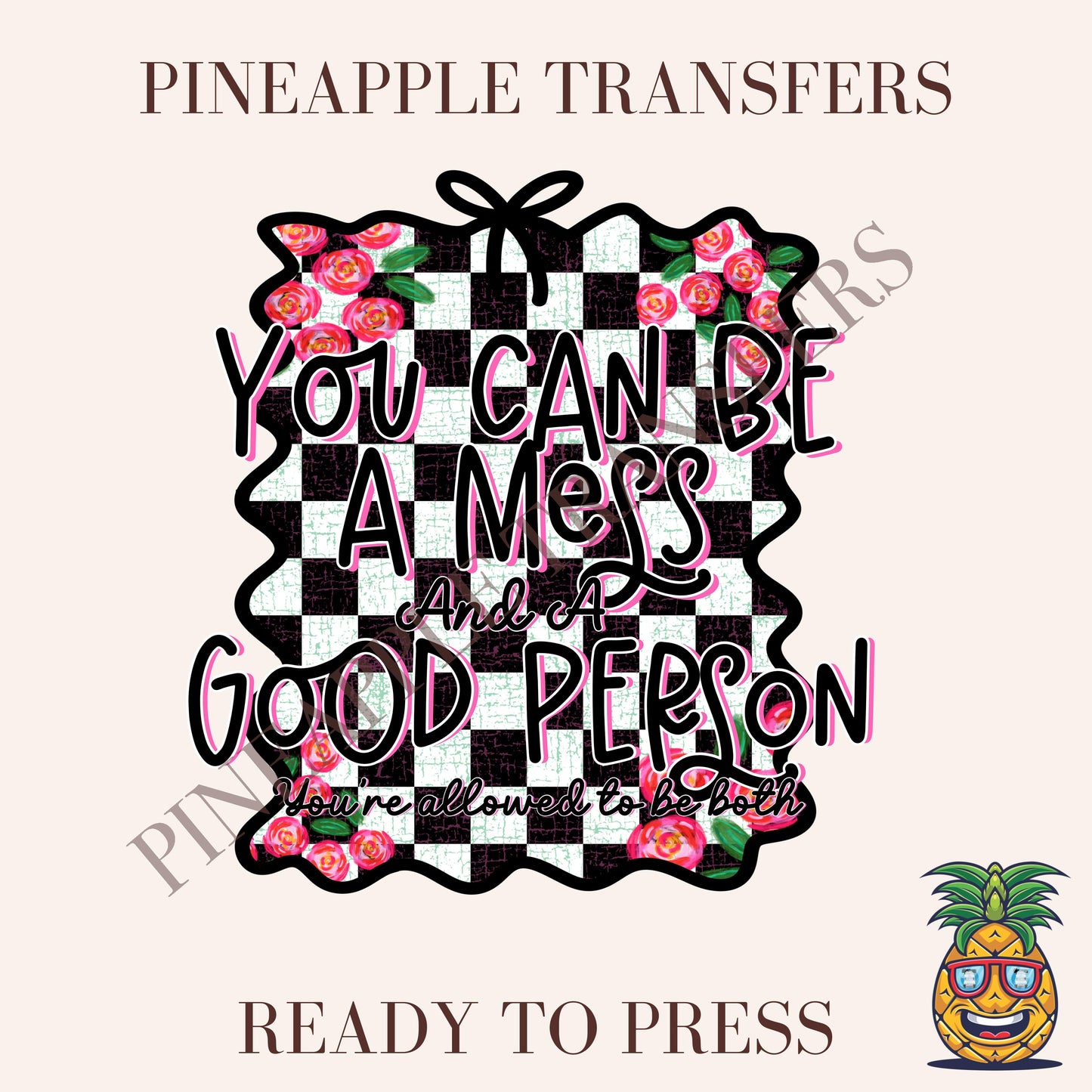 You can be a mess and a good person