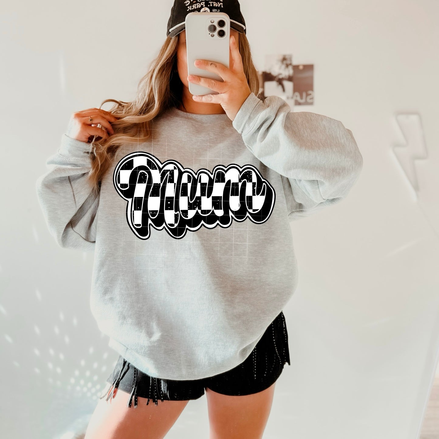 Mum checkered