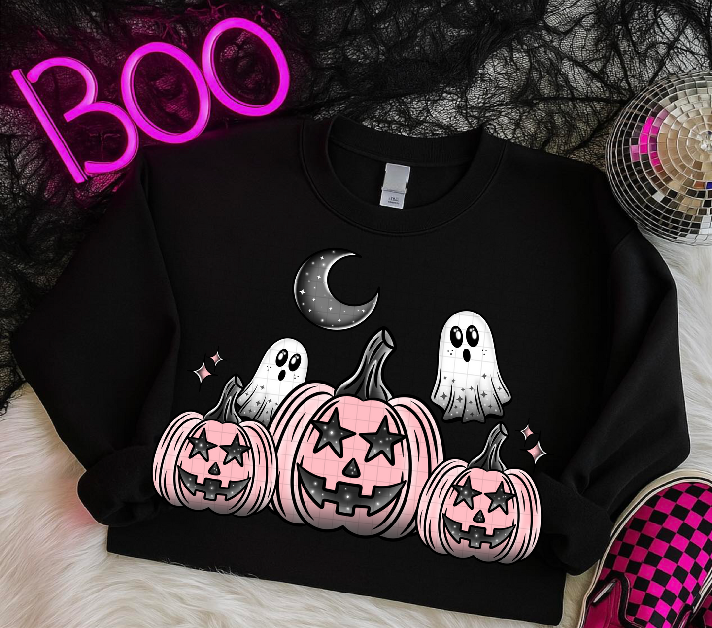 Pumpkins and ghost