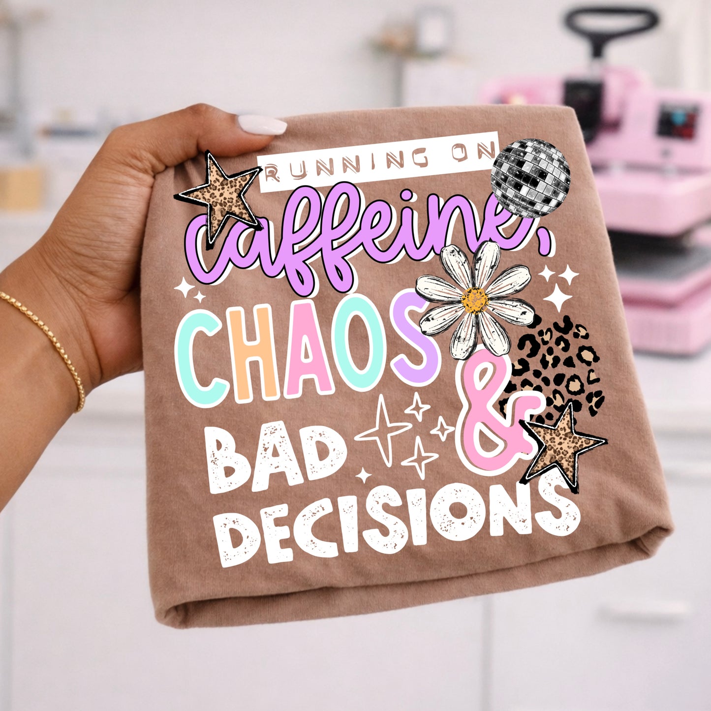 Running on caffeine, chaos and bad decisions
