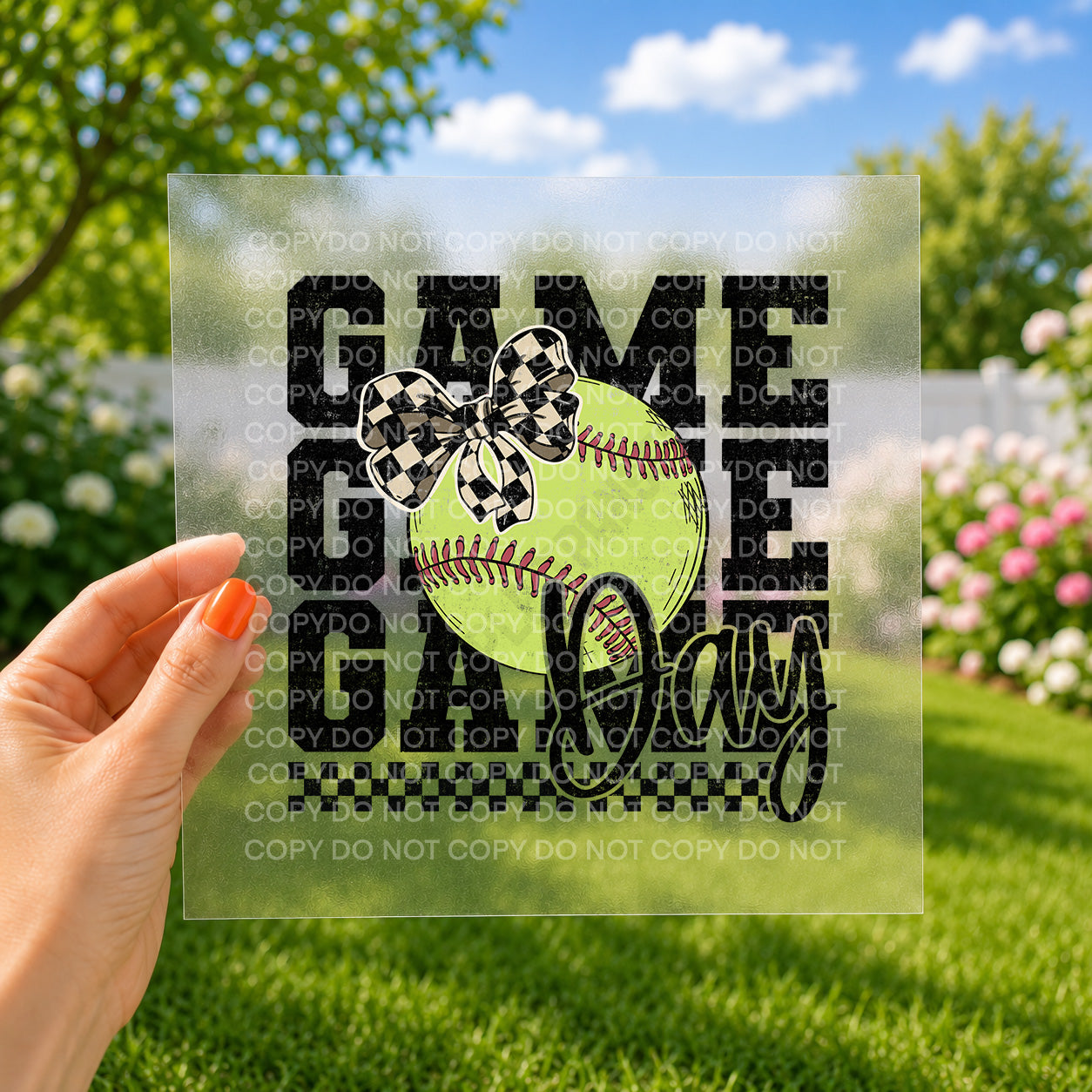 Game day softball