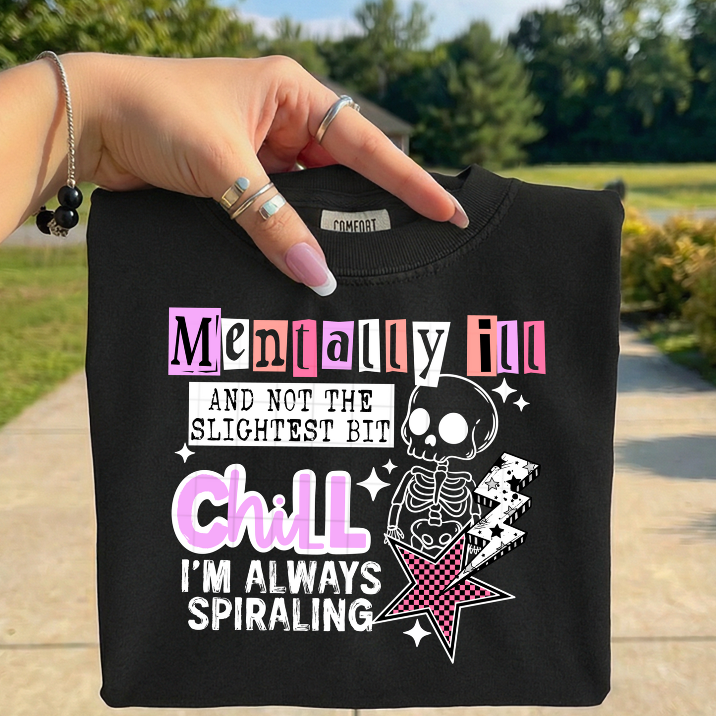 Mentally ill and not in the slightest bit chill