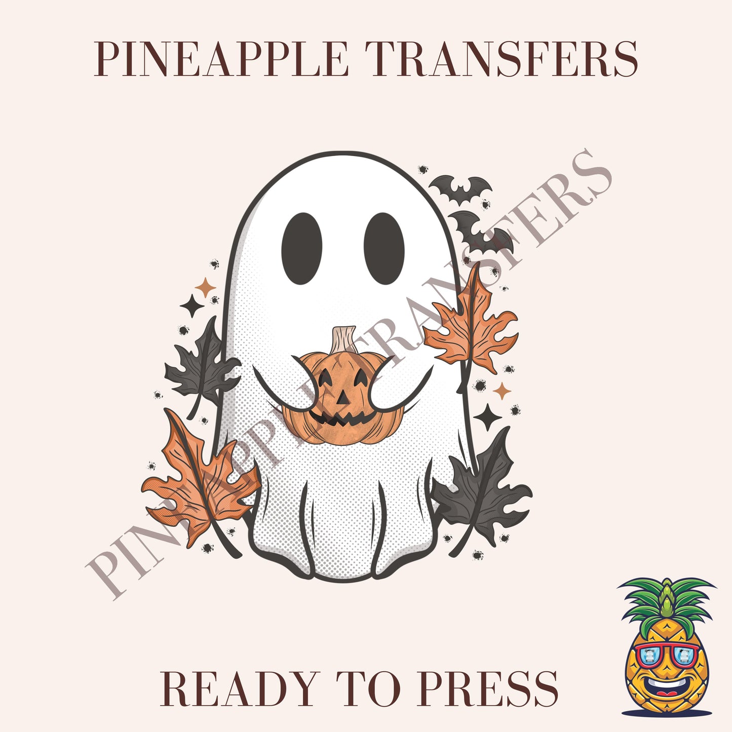 Ghostie with pumpkin