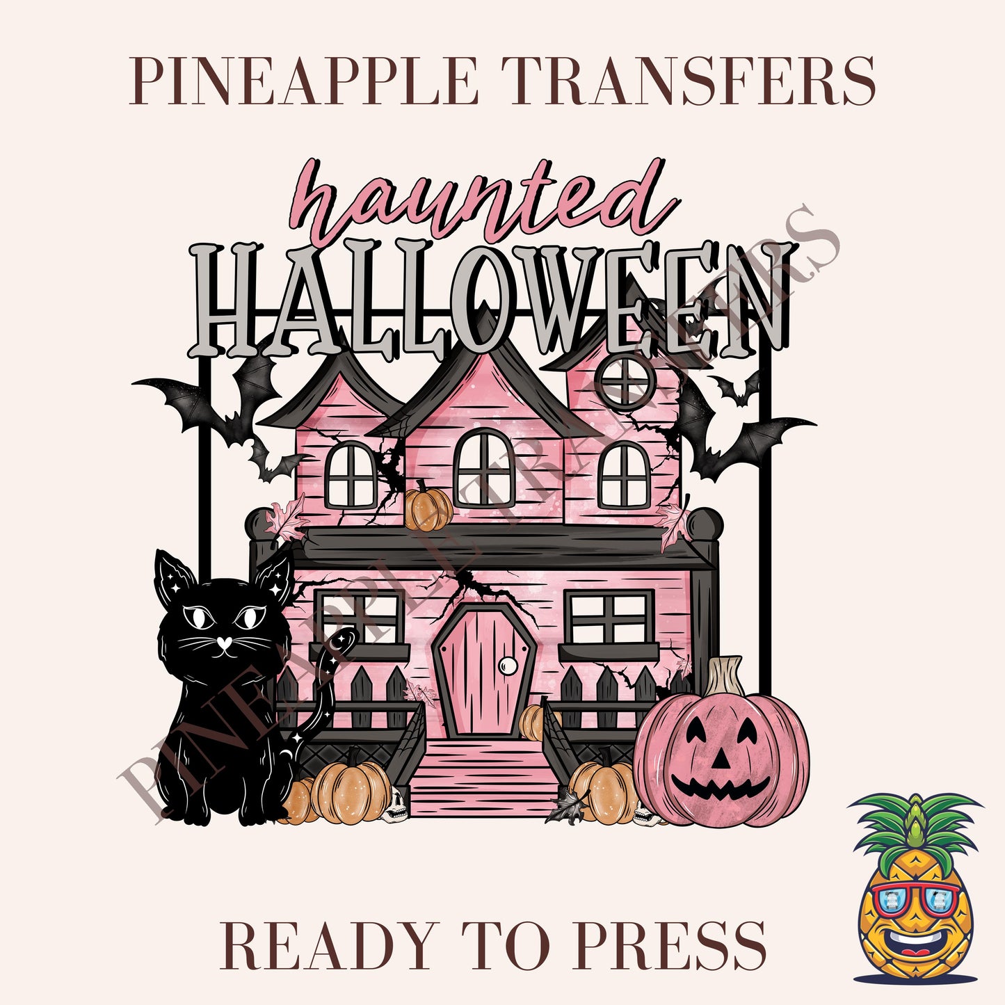 Haunted Halloween (pink)