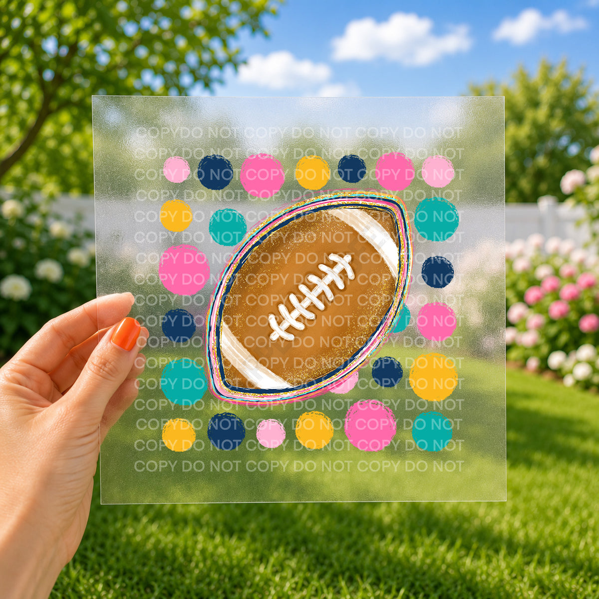 Football with dots