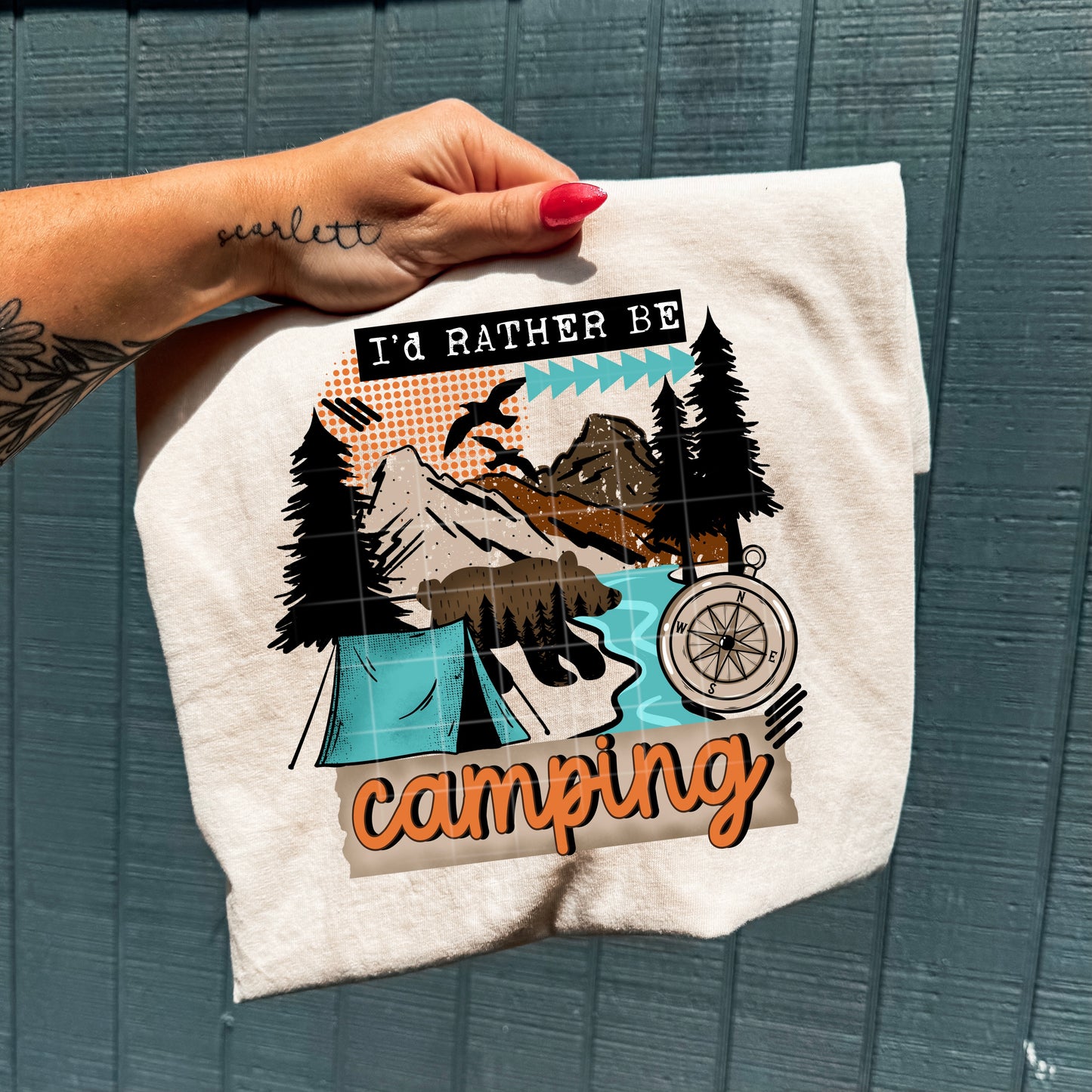 I'd rather be camping