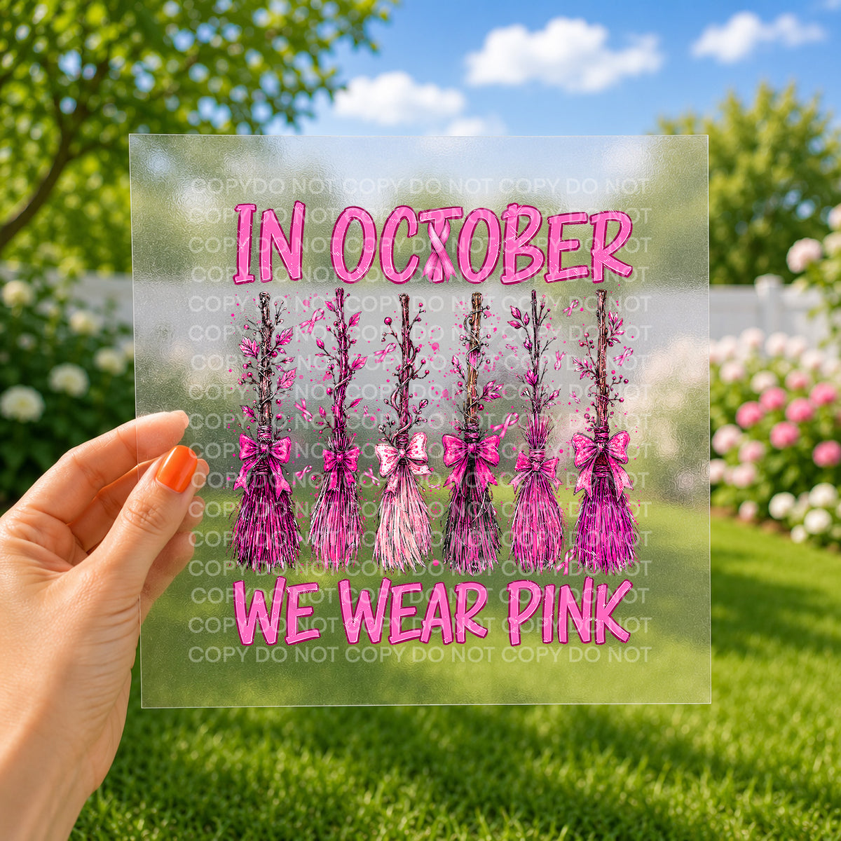 In october we wear pink