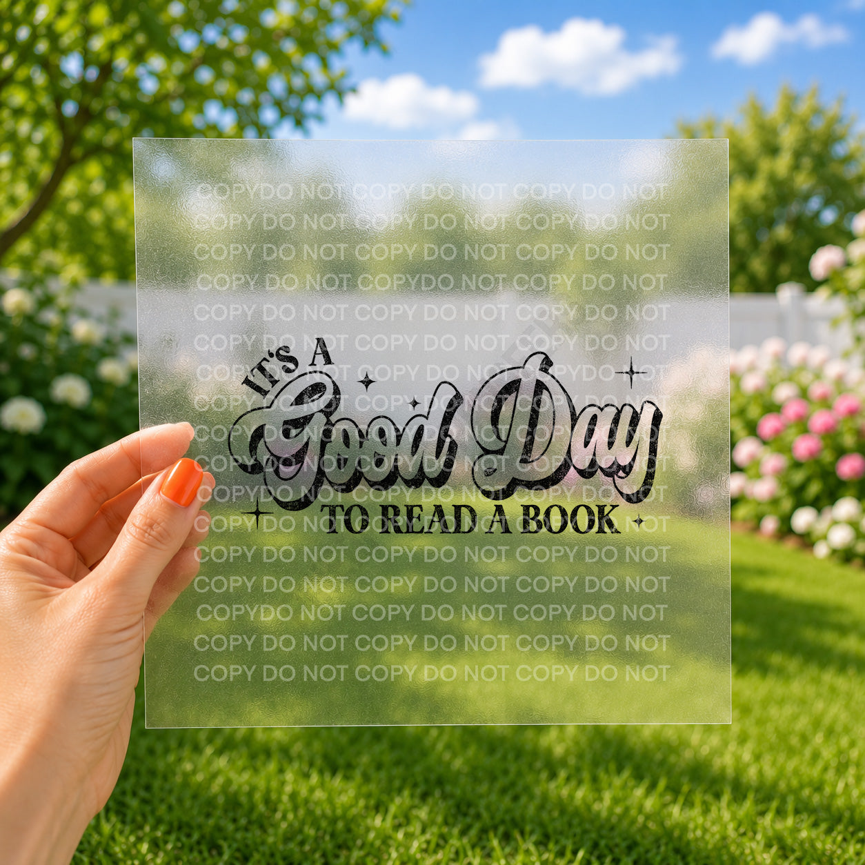 It's a good day to read a book