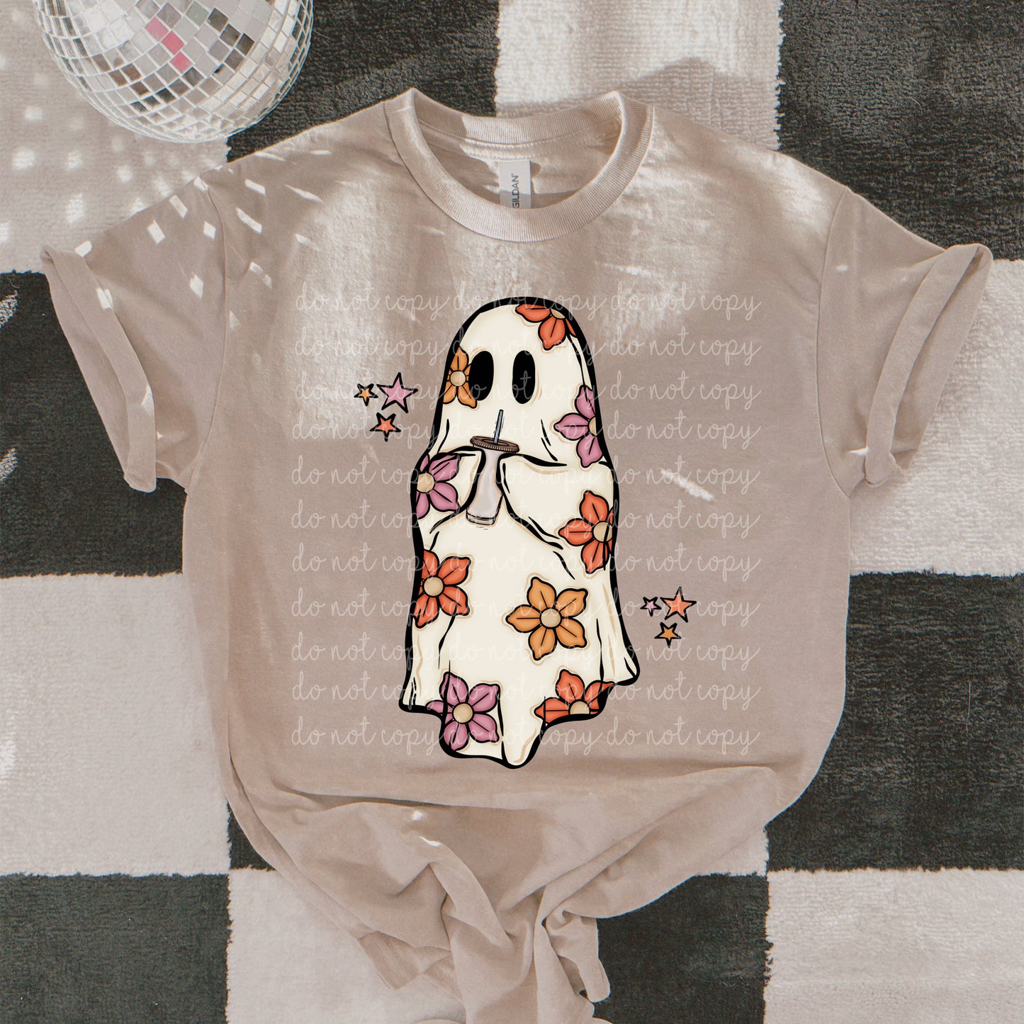Ghosty with flowers