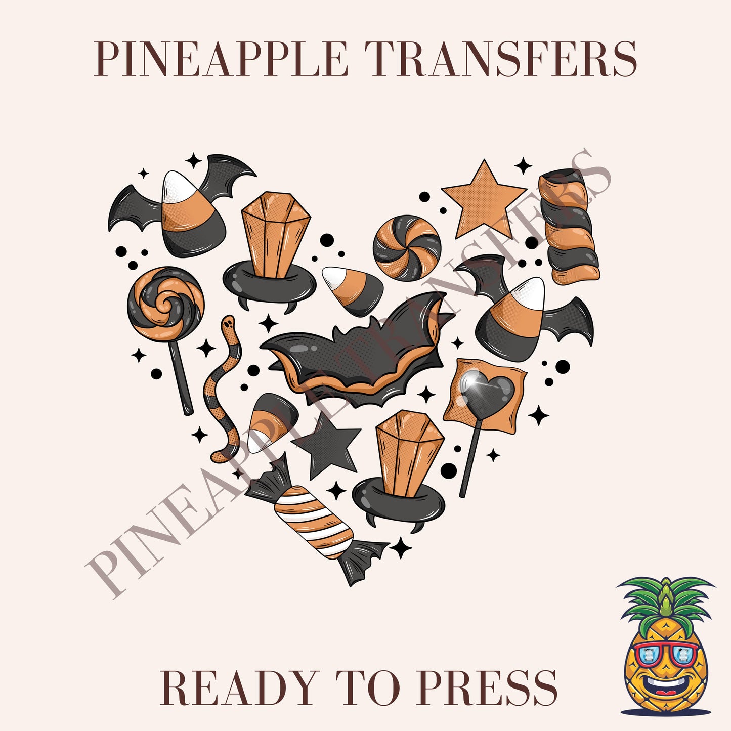 Halloween Candy Heart