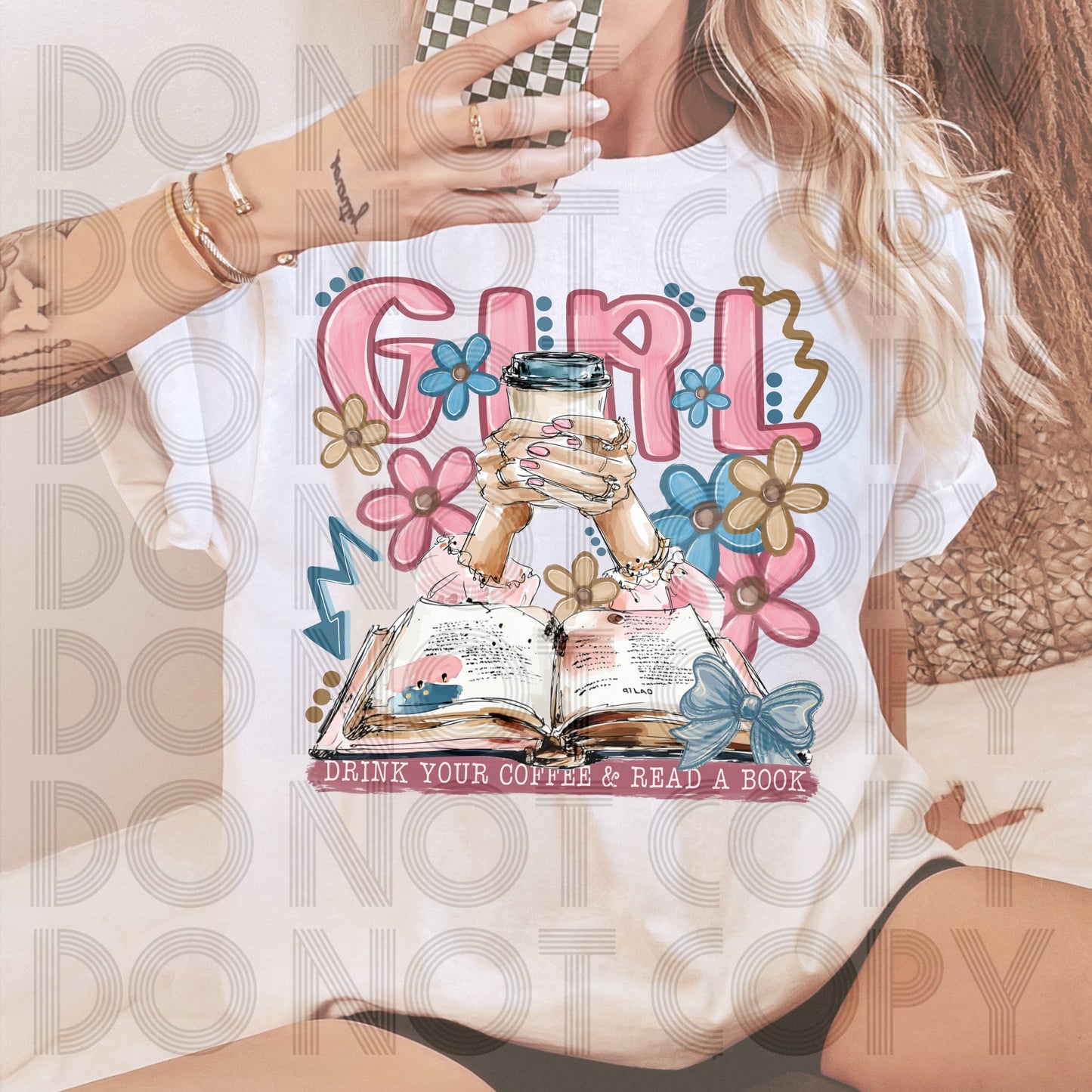 Girl, drink your coffee & read books