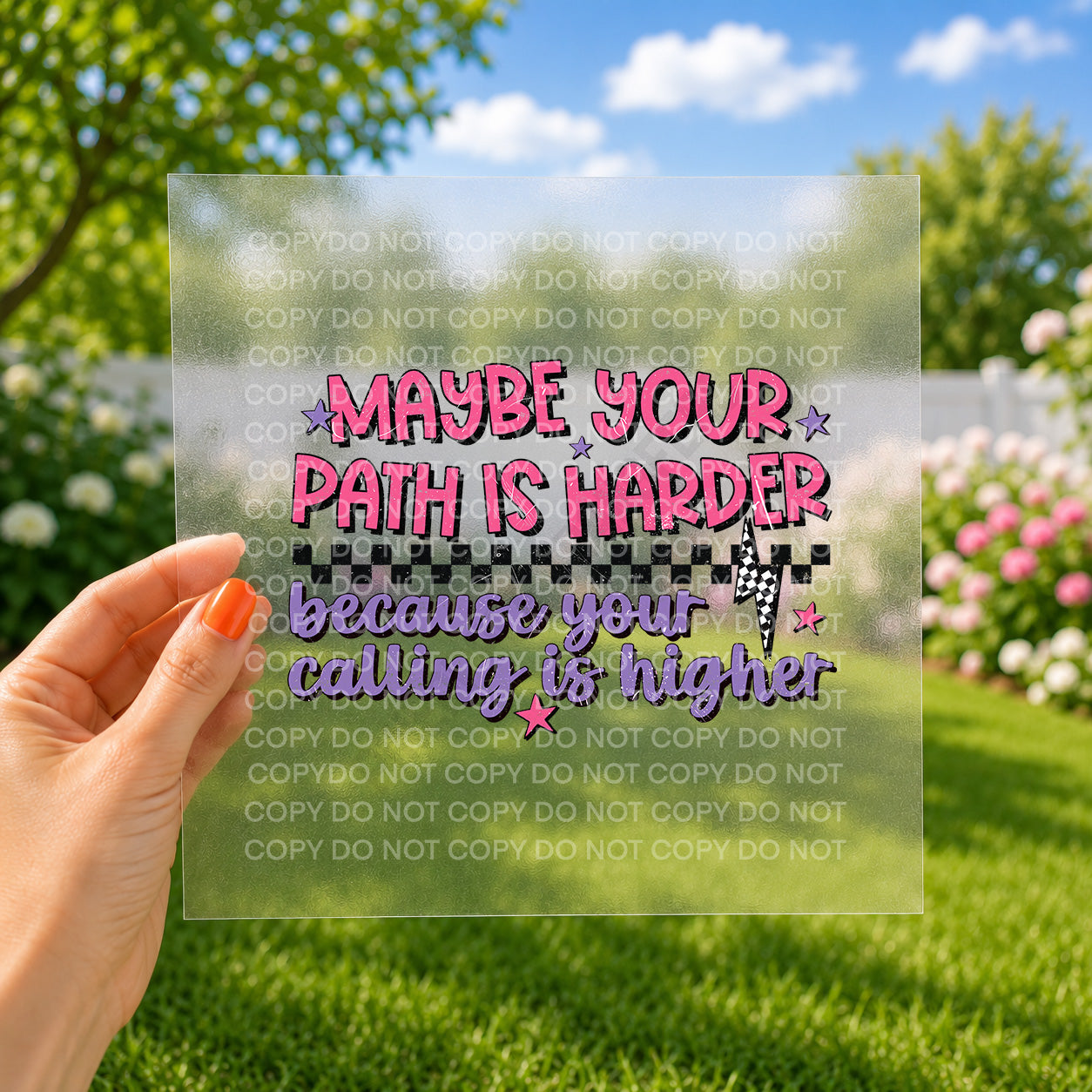 Maybe your path is harder because your calling is higher