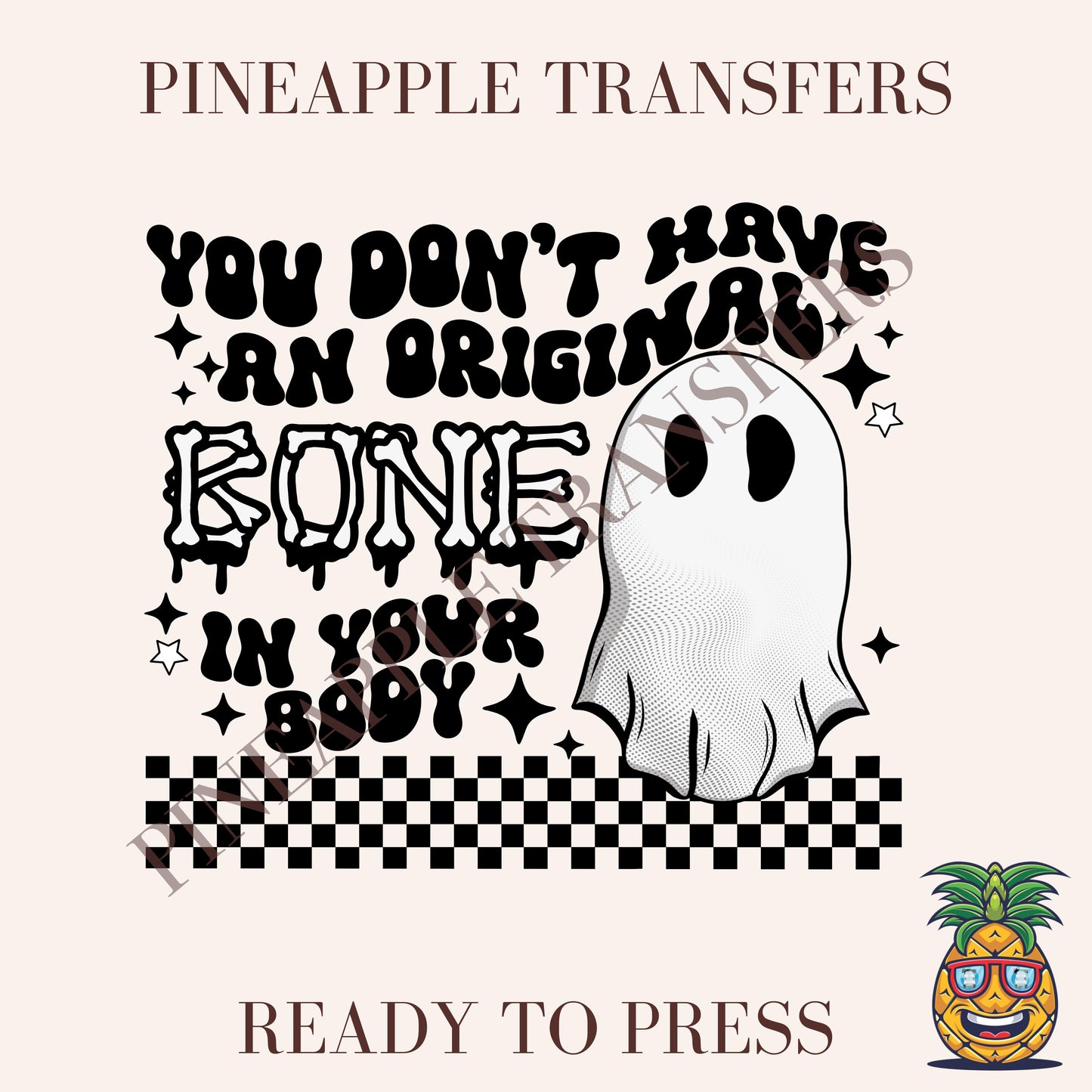 You don't have an original bone in your body