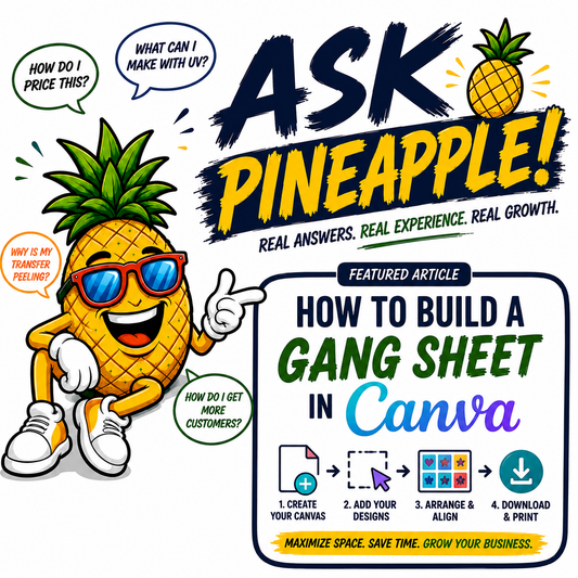 How to create a gang sheet using Canva