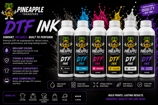 Pineapple Transfers Premium DTF Ink