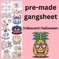 Iridescent premade gangsheet