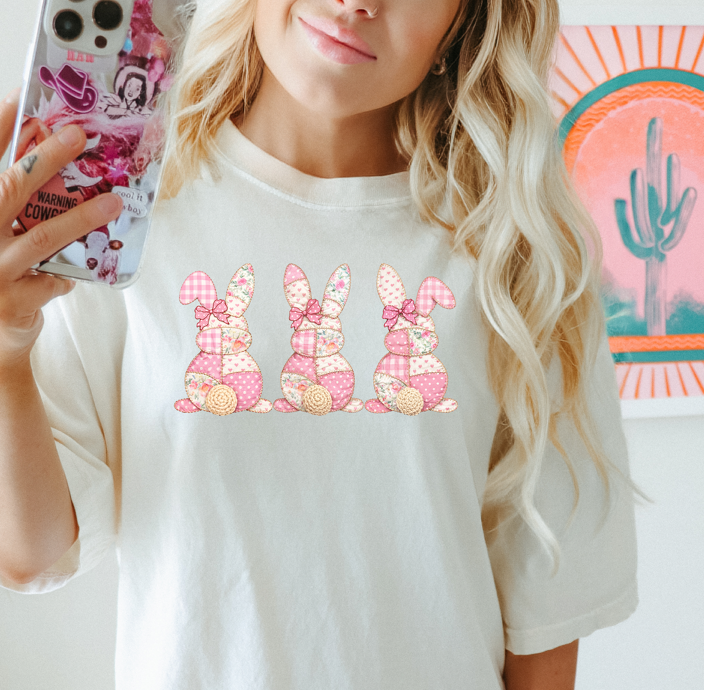 Patchwork bunnies (fake)