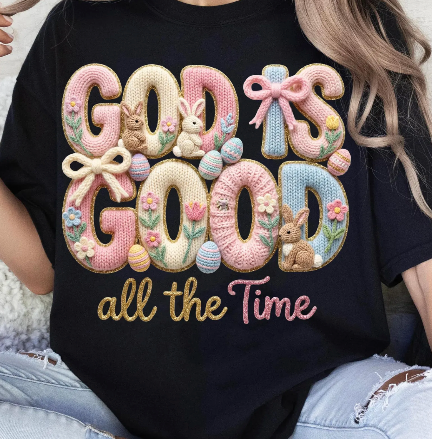 God is good all the time dtf transfer ready to press