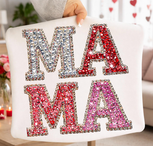 Rhinestone (fake) Mama