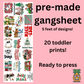 Christmas Toddler Gang Sheet (1)
