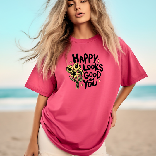 Happy looks good on you