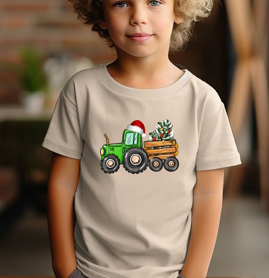 Christmas Tractor (9 inch!)