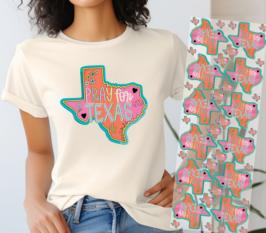 Pray for Texas - premade gangsheet